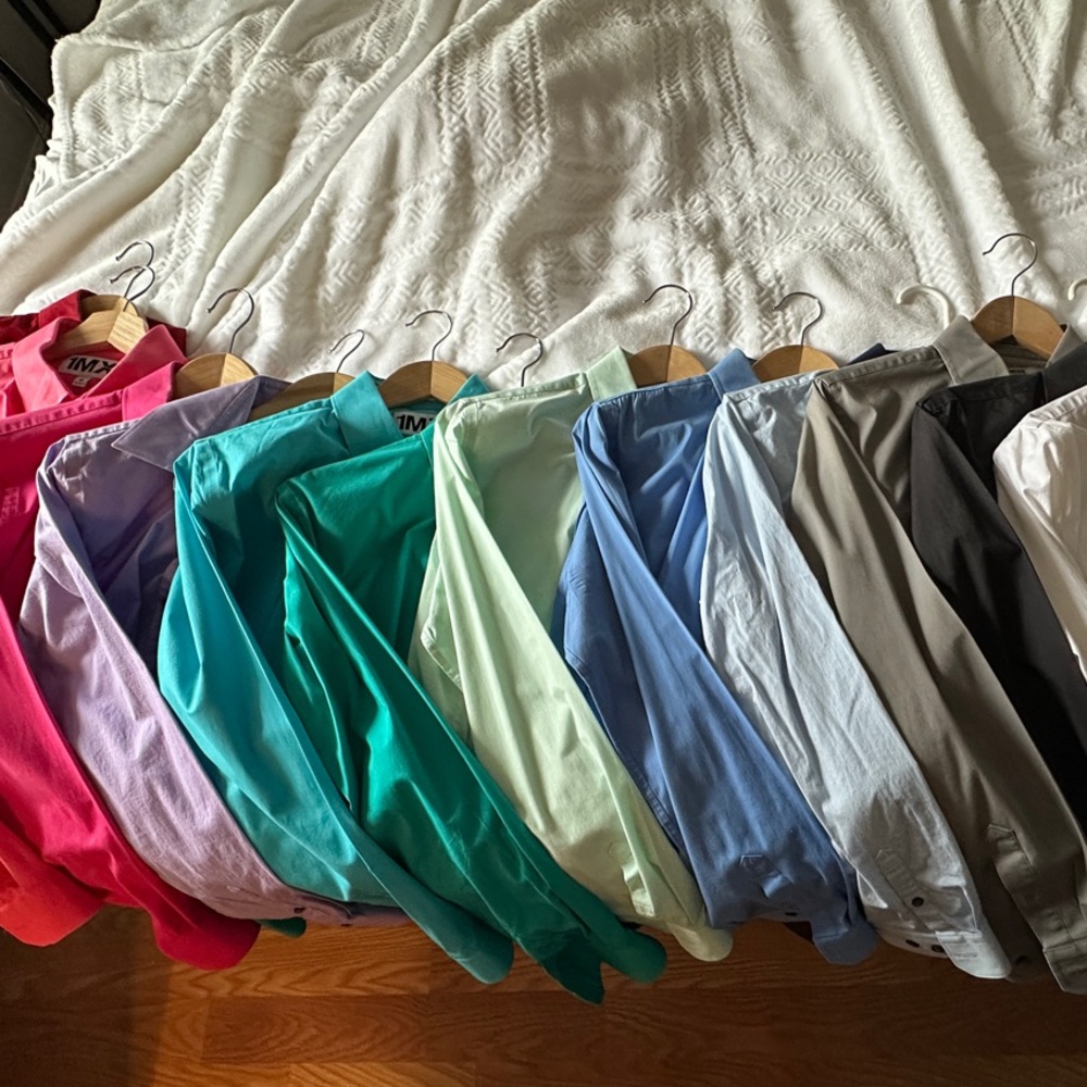 Express Colorful Men's Dress Shirts Collection bundle